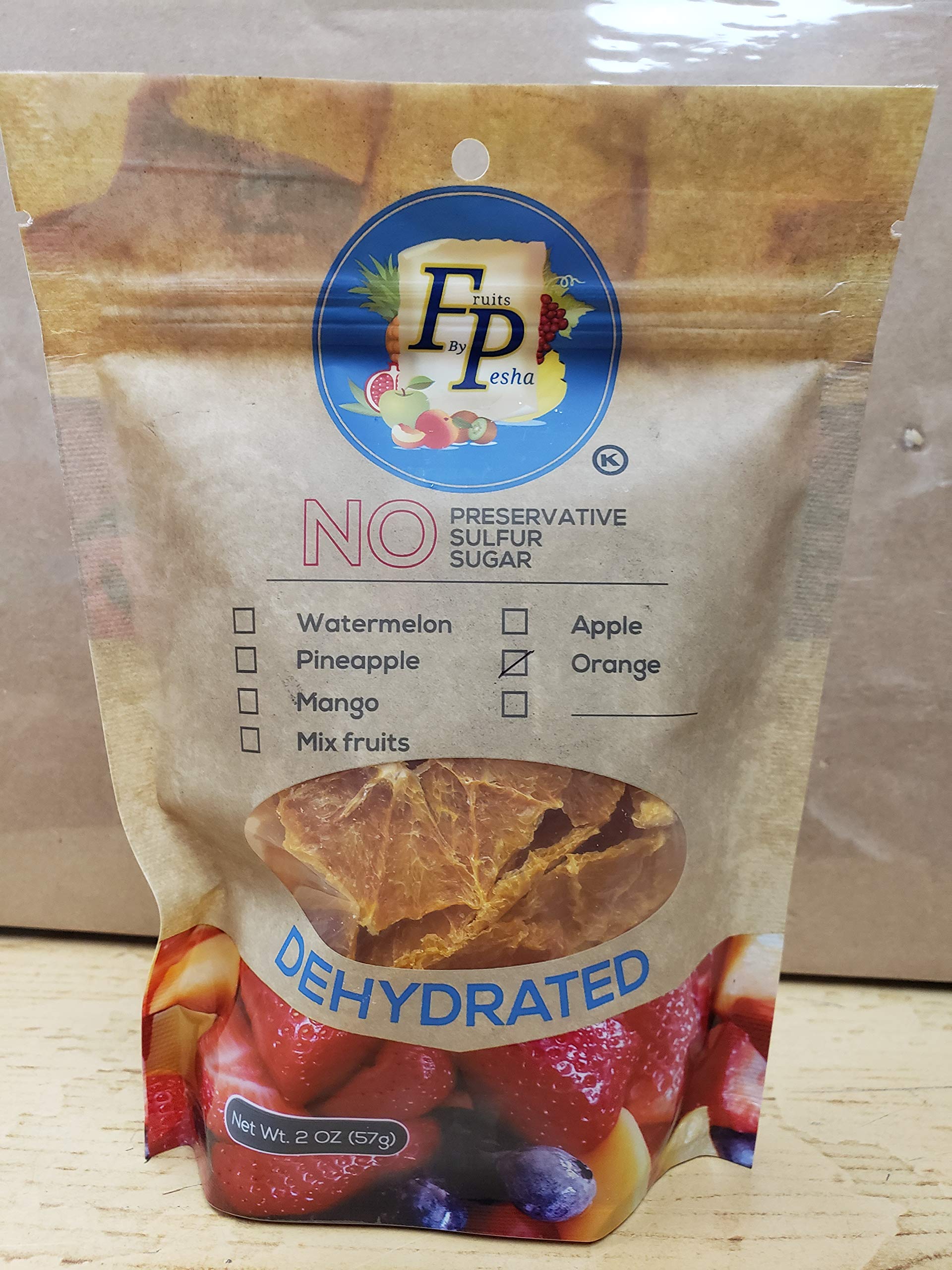 Fruit By Pesha Dehydrated Mango Slices Sweet, Healthy