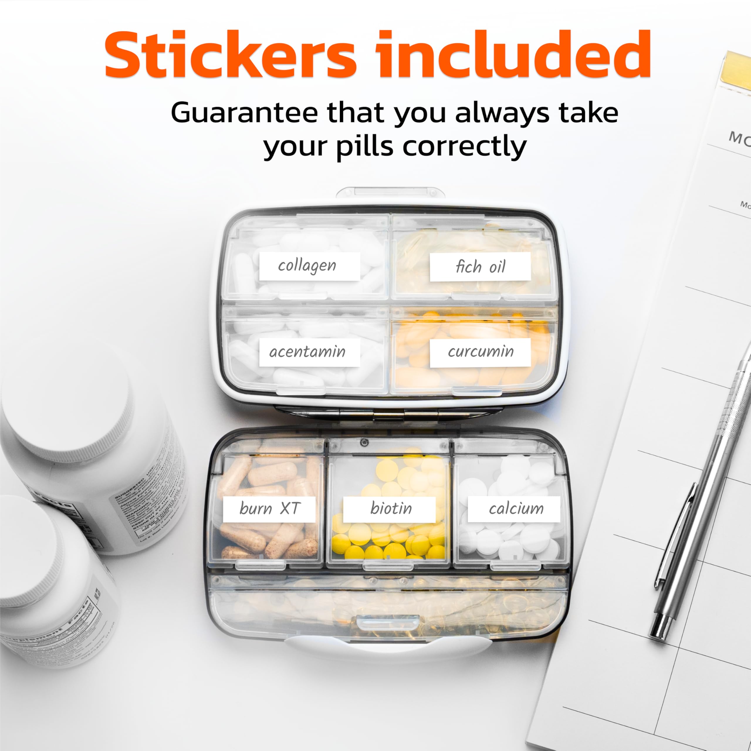 Travel Pill Organizer