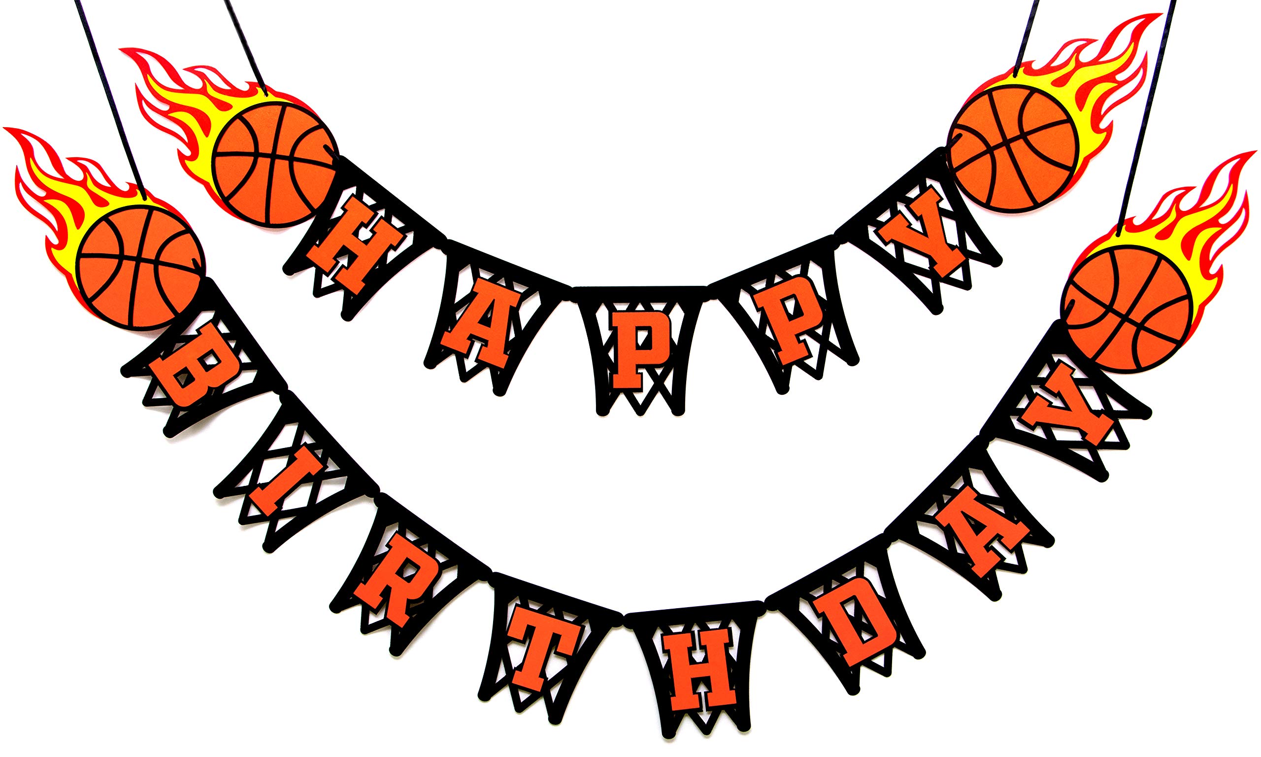 Seyal®Basketball Happy Birthday Banner