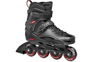 Rollerblade RB 80 Men's Urban Inline Skate, Black and Red