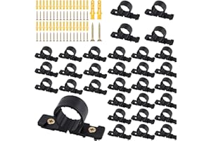 50Pack 3/4 Inch Pipe Supports Suspension Pex Pipe Clamp Tubing Supports with Screws for Pex, Copper, CPVC Pipe