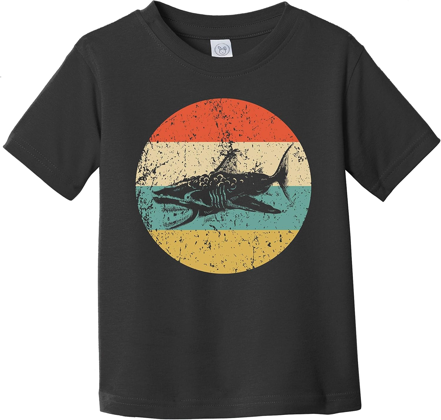 Retro Great White Shark Icon Megalodon Infant/Toddler T-Shirt