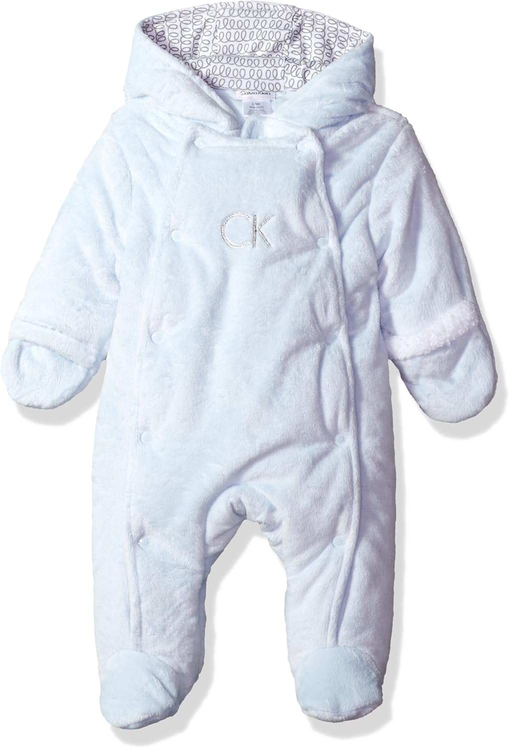 calvin klein baby blue coat