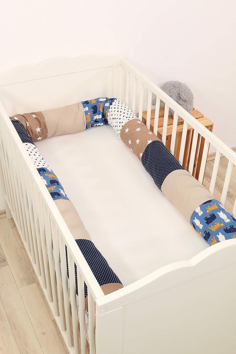 space saver cot bumper set