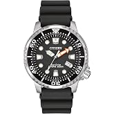 CITIZEN Promaster Dive Eco-Drive Watch, 3-Hand Date, ISO Certified, Luminous Hands and Markers, Rotating Bezel