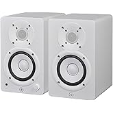 Yamaha HS4 Powered Studio Monitor in White, Pair (HS4 W)
