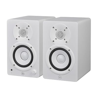 Yamaha HS4 Powered Studio Monitor in White, Pair (HS4 W)