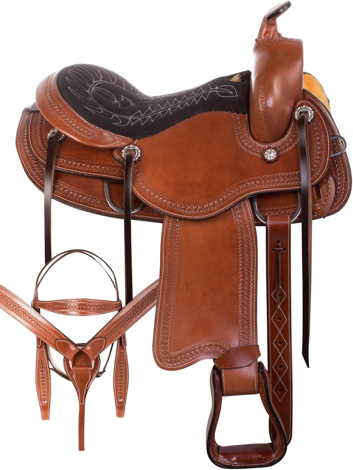 AceRugs Western Saddle for GAITED Horses Premium Leather