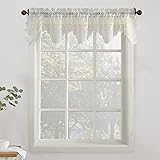 No. 918 Alison Floral Lace Sheer Rod Pocket Kitchen