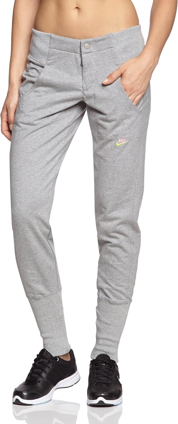 NIKE Damen Sportswear Street Pant Jogginghose, grey, XS, 439124 Amazon