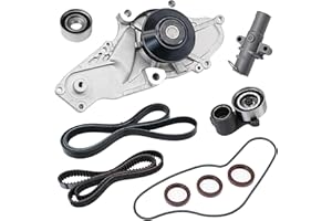 LEVANLIGHT Timing Belt Kit & Water Pump Compatible with 2003-2018 Honda Accord Crosstour Odyssey Pilot Acura MDX RDX RL TL TS