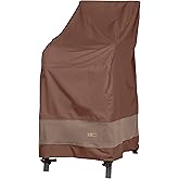 DUCKCOVERS Ultimate Waterproof 28 Inch Stackable Patio Chair Cover, Outdoor Chair Covers