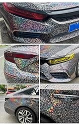 LZLRUN Forged Gloss Carbon Fiber Black Vinyl Wrap