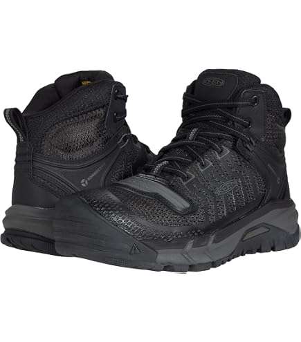 Amazon.com | KEEN Utility Kansas City Mid KBF Waterproof Black