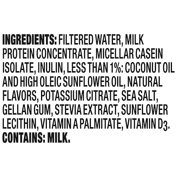 OIKOS PROTEIN SHAKE, VANILLA, 30G HIGH PROTEIN DRINKS, SHELF STABLE, READY TO DRINK, 5G PREBIOTIC FIBER, 12 FL OZ BOTTLE