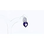 Sterling-Silver-Heart-Earrings-in-Various-Gemstones