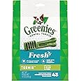 Greenies Teenie Natural Dental Care Dog Treats Mint Fresh Flavor, 12 oz. Pouch (43 Treats)