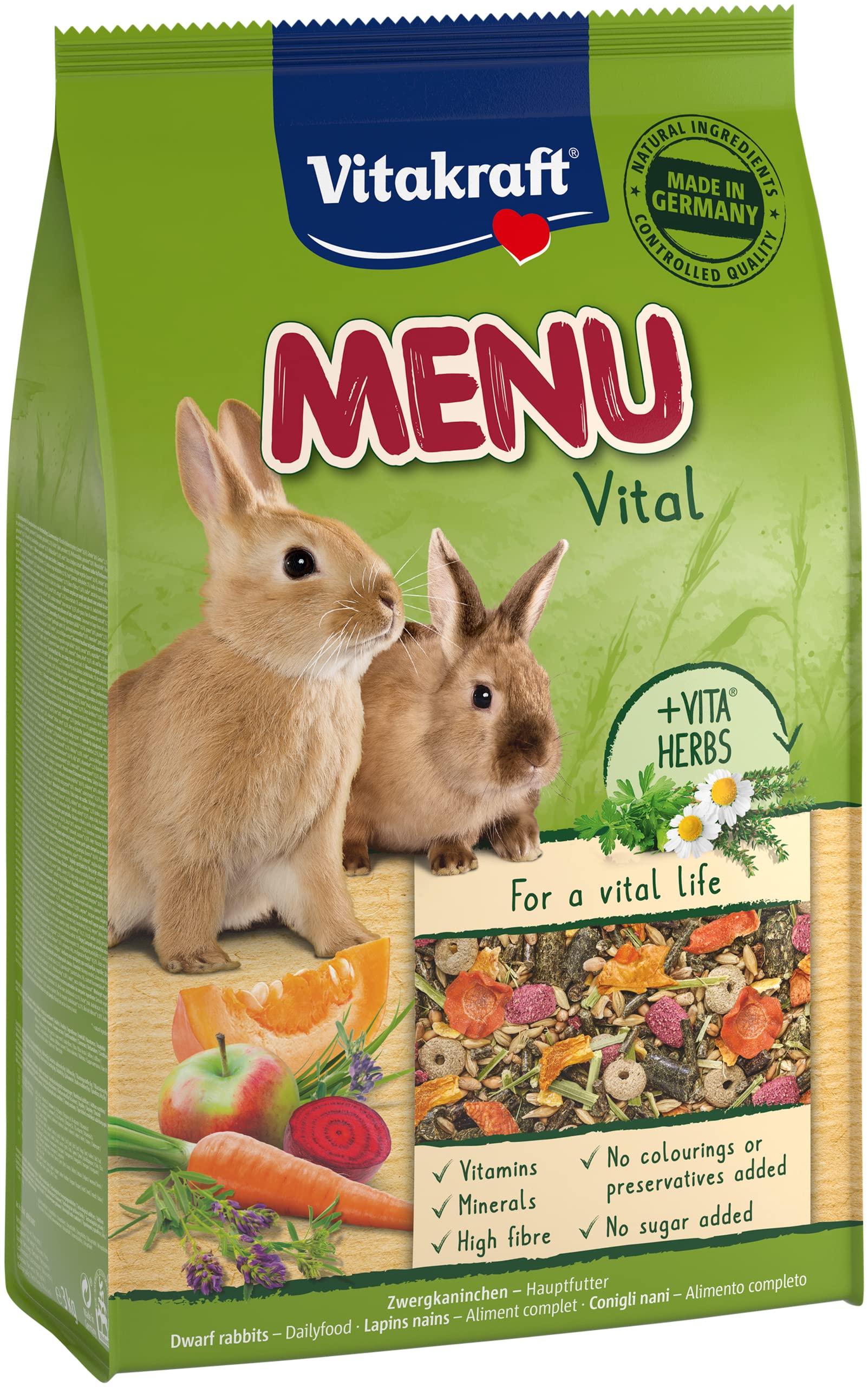 Vitakraft Complete food for dwarf rabbits