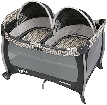 graco double bassinet pack n play