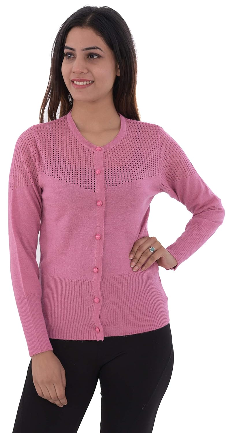 dynamis women winter sweater pink