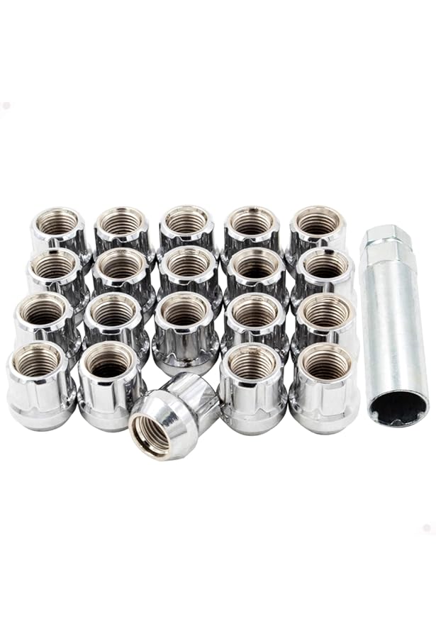 USナット 20 ACORNホイールリムクロームキーT LUG SPLINE KEY WHEELS 20 NUT GORILLA T RIMS