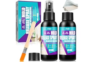 Silicone Mold Release Spray - 200g Professional Mold Release Agent for Epoxy Resin and Candle Making, Fast Drying, Non-Stick,