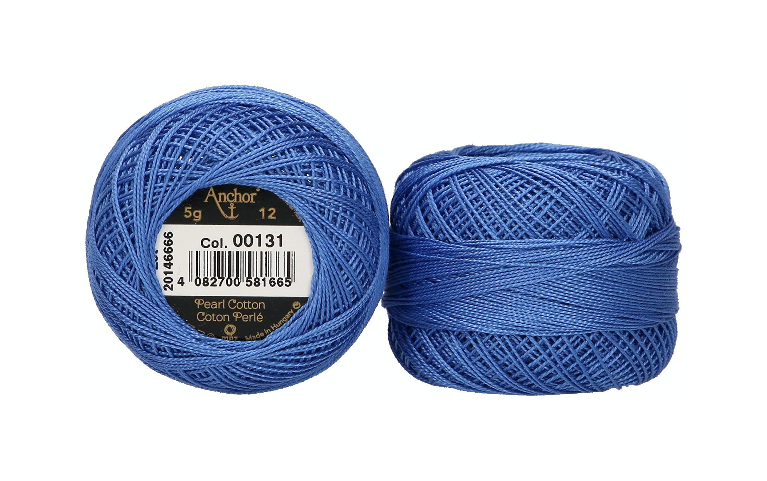 ANCHOR Pearl Yarn, Thickness: 12, Packaging: 5G, Running Length: 56M 131 Embroidery Threads