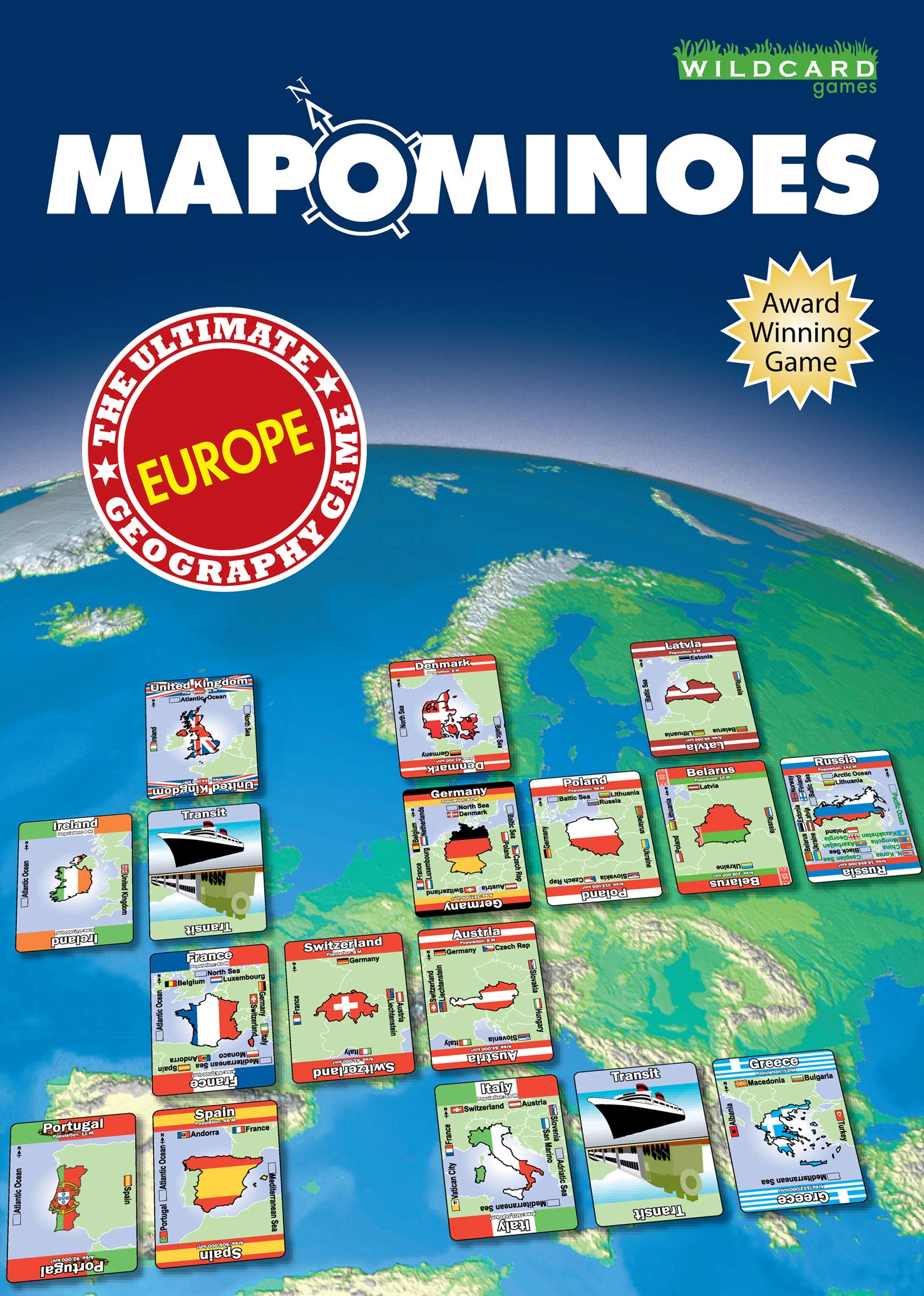 MAPOMINOES EUROPE The Ultimate Geography Game Fun and educational