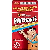 Flintstones Plus Iron Multivitamins, 60 Chewable Tablets