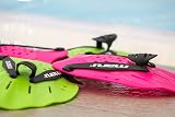 MARU Hand Paddles Lime – Adjustable Straps & Dual Hold Positions for Swim view 5