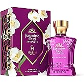 H HABIBI Jasmine Oud Absolute Arabian Perfume for Women - 2.5 oz (75ML) Long Lasting Women's Fragrances, Woody Floral Scent with Leather, Rose & Oud Notes