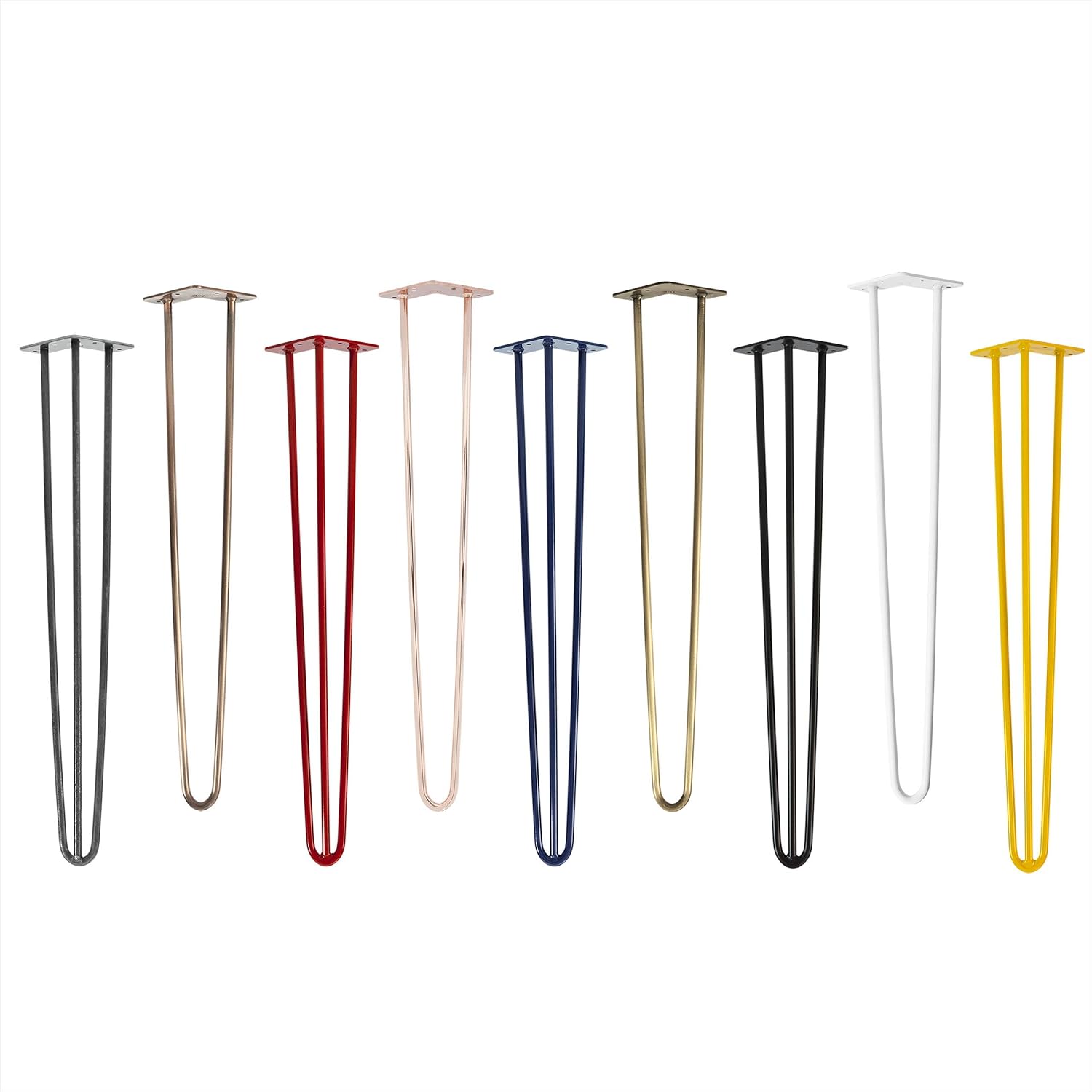 4x Natural Goods Berlin Hairpin Leg Tischbeine 12mm Stahl viele