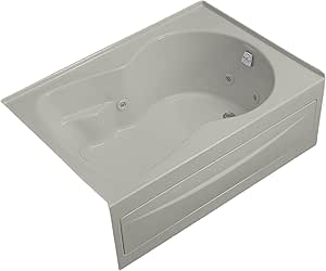 Kohler K-1192-RA-95 Synchrony 5Ft Whirlpool with Integral Apron and