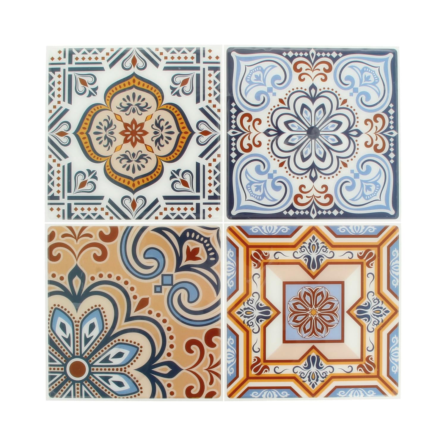 Artemio 22002025 Set of 4 Mosaic Stickers, Epoxy Resin, Multi-Colour, 26.5 x 0.2 x 31 cm