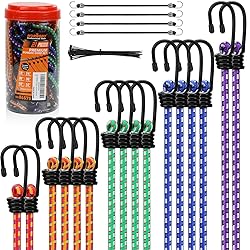 HORUSDY 21 - Piece Bungee Cord Set with Hooks