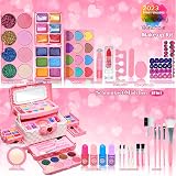 EVACOK Kids Makeup Set for Girls 57Pcs Washable Non-Toxic CPSIA ASTM view 2