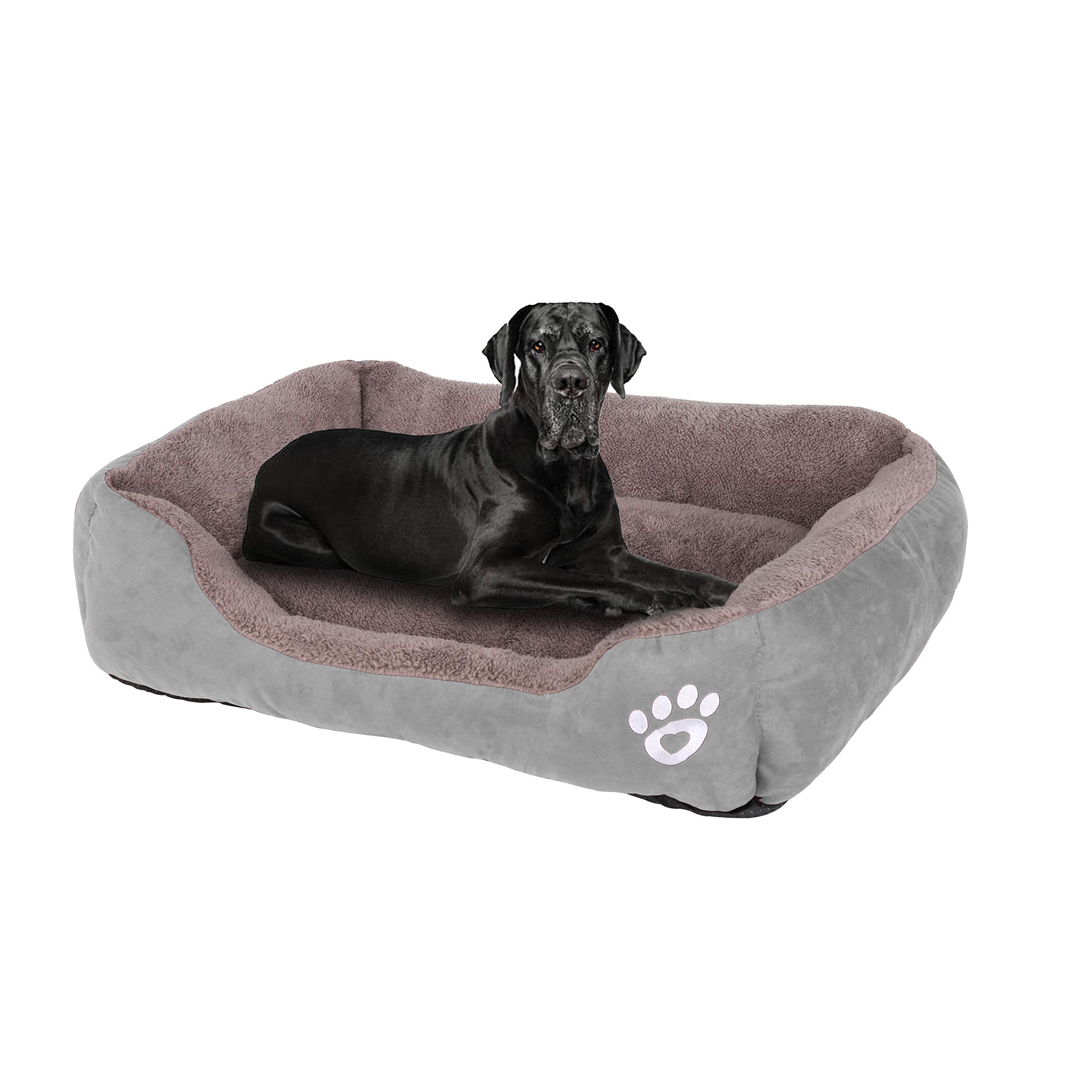 grey dog bed medium