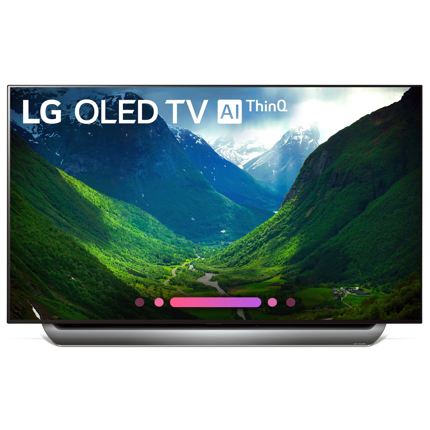 LG OLED55C8PUA 55 C8 OLED 4K AI TV with Wireless Keyboard + Wall