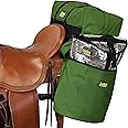 TrailMax Large Saddlebags for Trail Riding; Insulated Saddle Bags for Horses; Saddle Bags with Detachable Cantle Bag; Saddle Bag & Cantle Bag Set; Saddle Bags for Western & Endurance Saddles