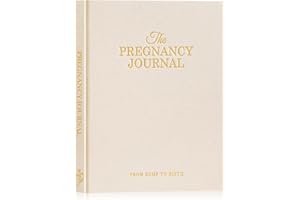 Lanpn My Pregnancy Journal Memory Book for First Time Mom, 156 Page Pregnant Announcement Must Have Planner Scrapbook, Pregnancy Tracking Diary Mom to Be Keepsake Gift for Expecting New Parent Beige