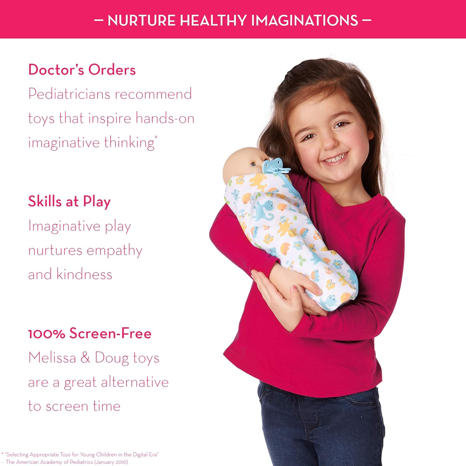 Melissa & Doug Mine To Love Bedtime Play Set, Dollhouses & Dolls, Age +3 Years, Gift Boy Or Girl, Nylon/a, Large - Image 5