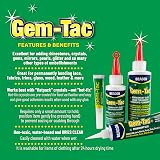 Beacon Gem-Tac 118ml Clear Adhesive for Fabric, Rhinestones & More view 6