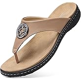 SHIBEVER Womens Flat Thong Sandals: Comfortable Walking Summer Casual Flip Flops for Women