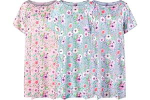 Ramede 3 Pieces Hospital Gown for Women Cotton Labor Delivery Gown for Hospital Maternity Pink Blue Grey