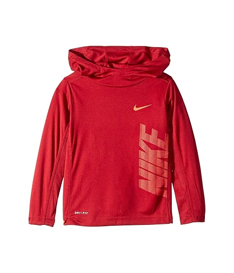 youth red nike hoodie