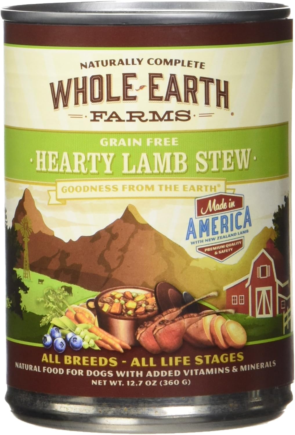 whole earth canned dog food