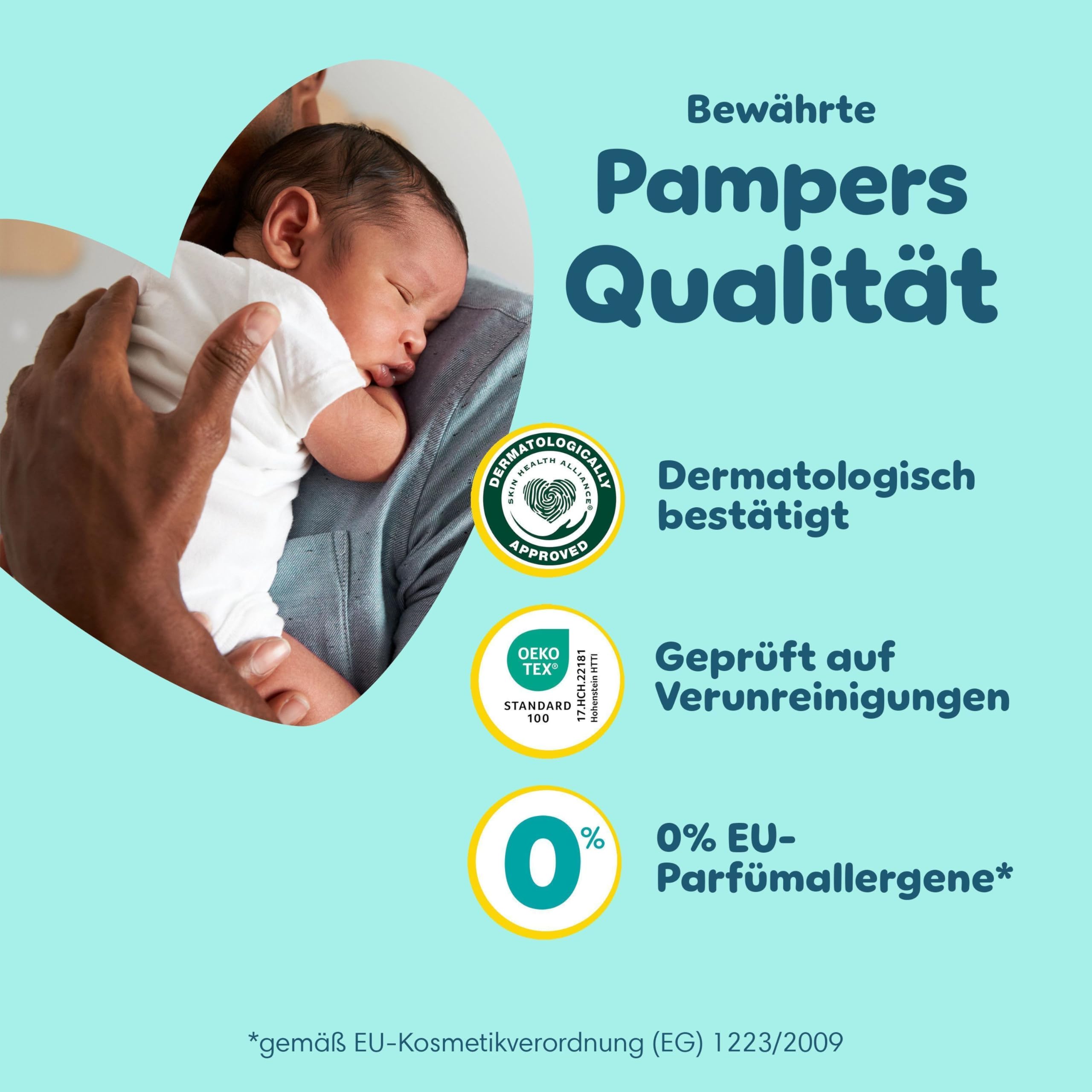 Pampers Premium Protection Größe 6, 144 Windeln, 13kg-18kg, Doppelter Schutz für die Haut und vor Auslaufen 9