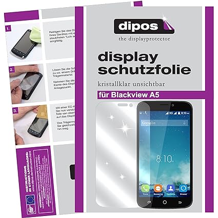 dipos I 2X Schutzfolie klar passend für Blackview A5 Folie Displayschutzfolie