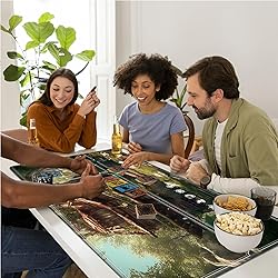 Tabletop Card Playmat with Magic Zones, 24 x 14