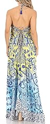 Sakkas 1817 - Lizi Womens Maxi High-Low Halter
